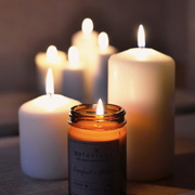 A selection of handmade candles